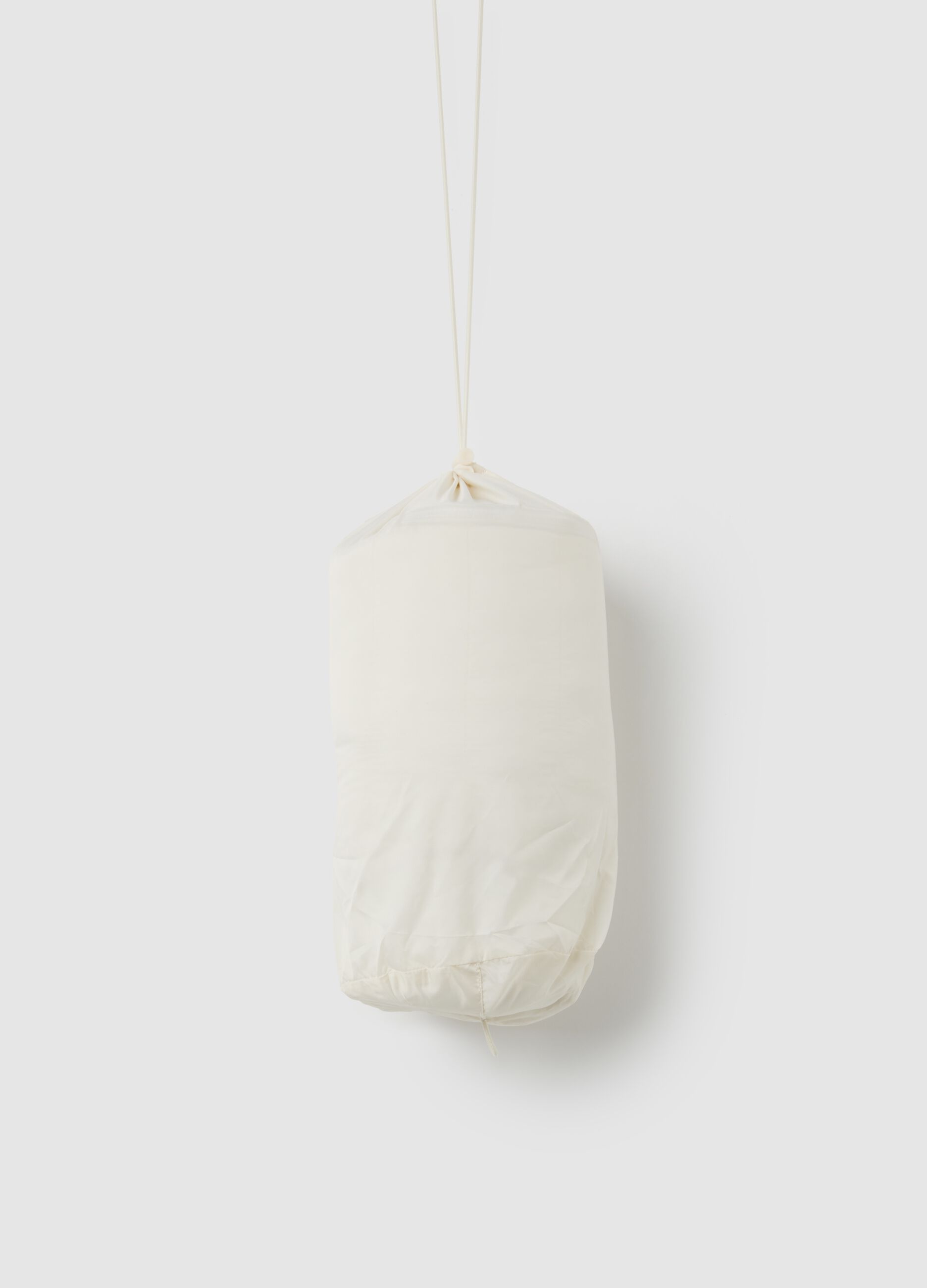 White padded regular fit jacket with hood