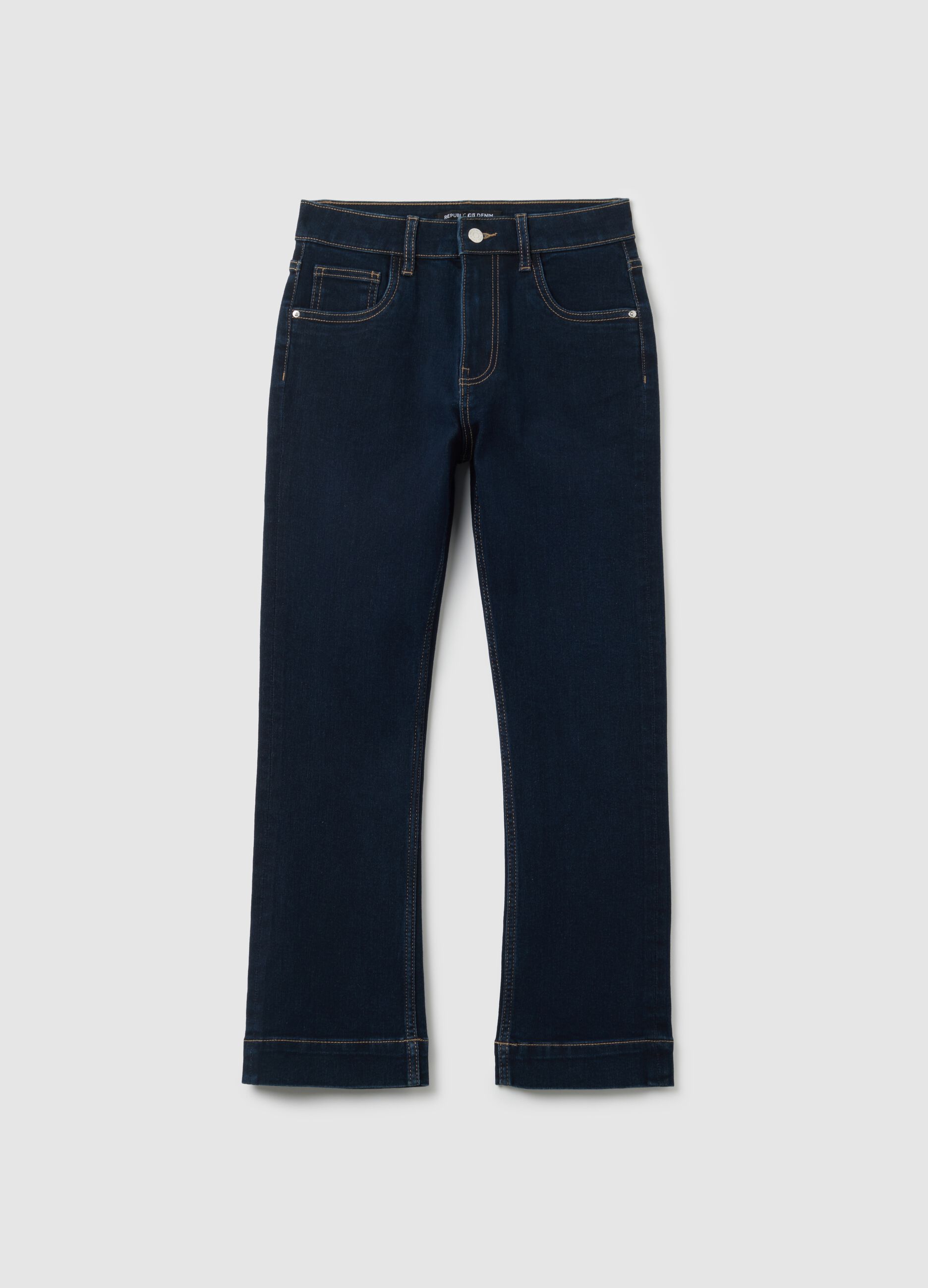 Slim fit blue denim jeans