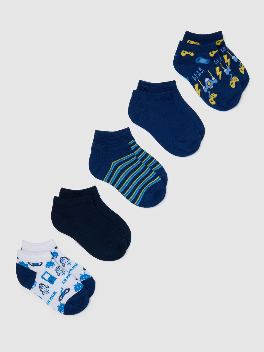 Calzini da bambino in misto cotone multicolor regular fit _0