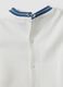 White organic cotton top with front print, regular fit_3