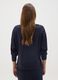 Blue maternity sweatshirt with half zip_3