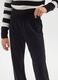 Girls' black regular fit cotton joggers_2