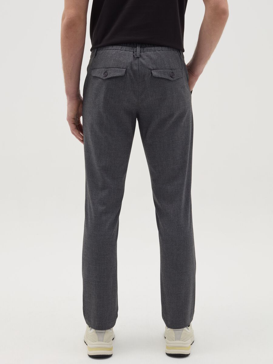 Jogger trousers with drawstring inside_2