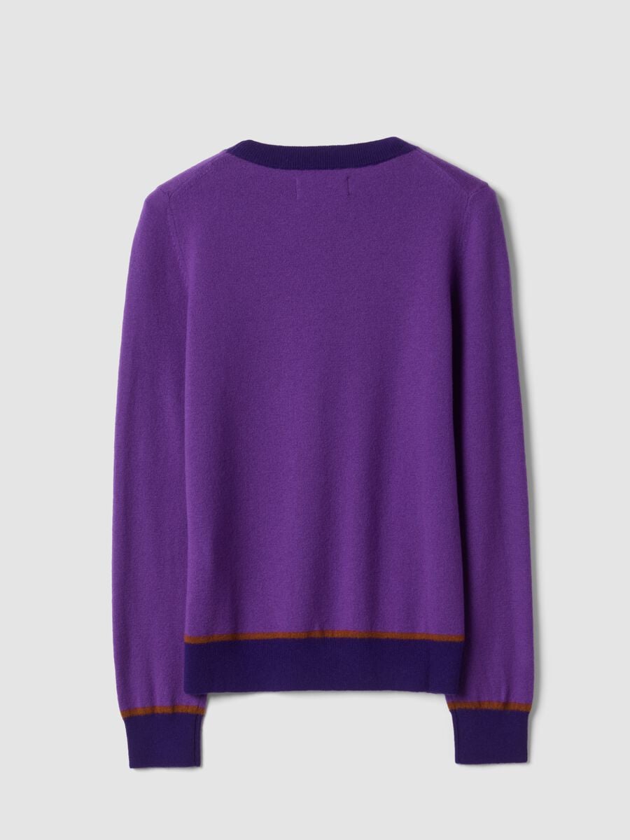 Purple pure wool crew-neck jumper_6