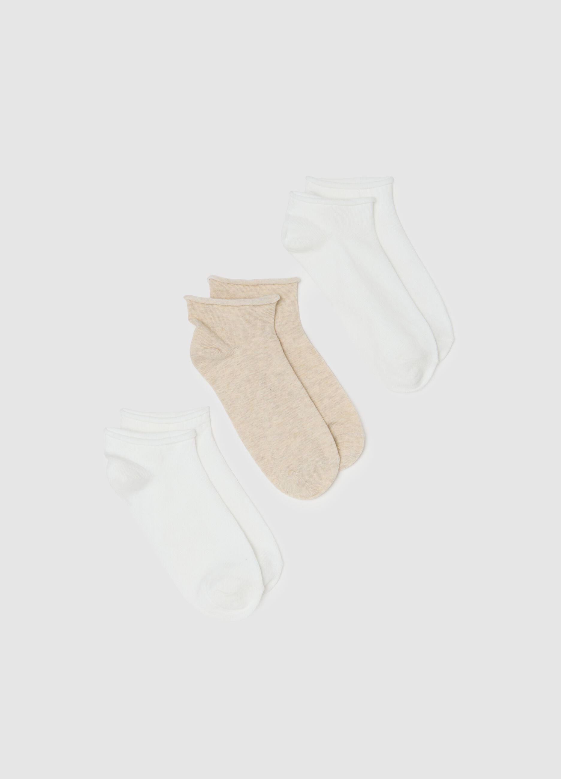 Multicolour Cotton Blend Sock Tripack