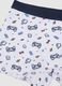 Multicoloured Stretch Cotton Boys' Boxer Shorts with Joystick_3