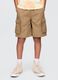 Khaki cargo Bermuda shorts_1