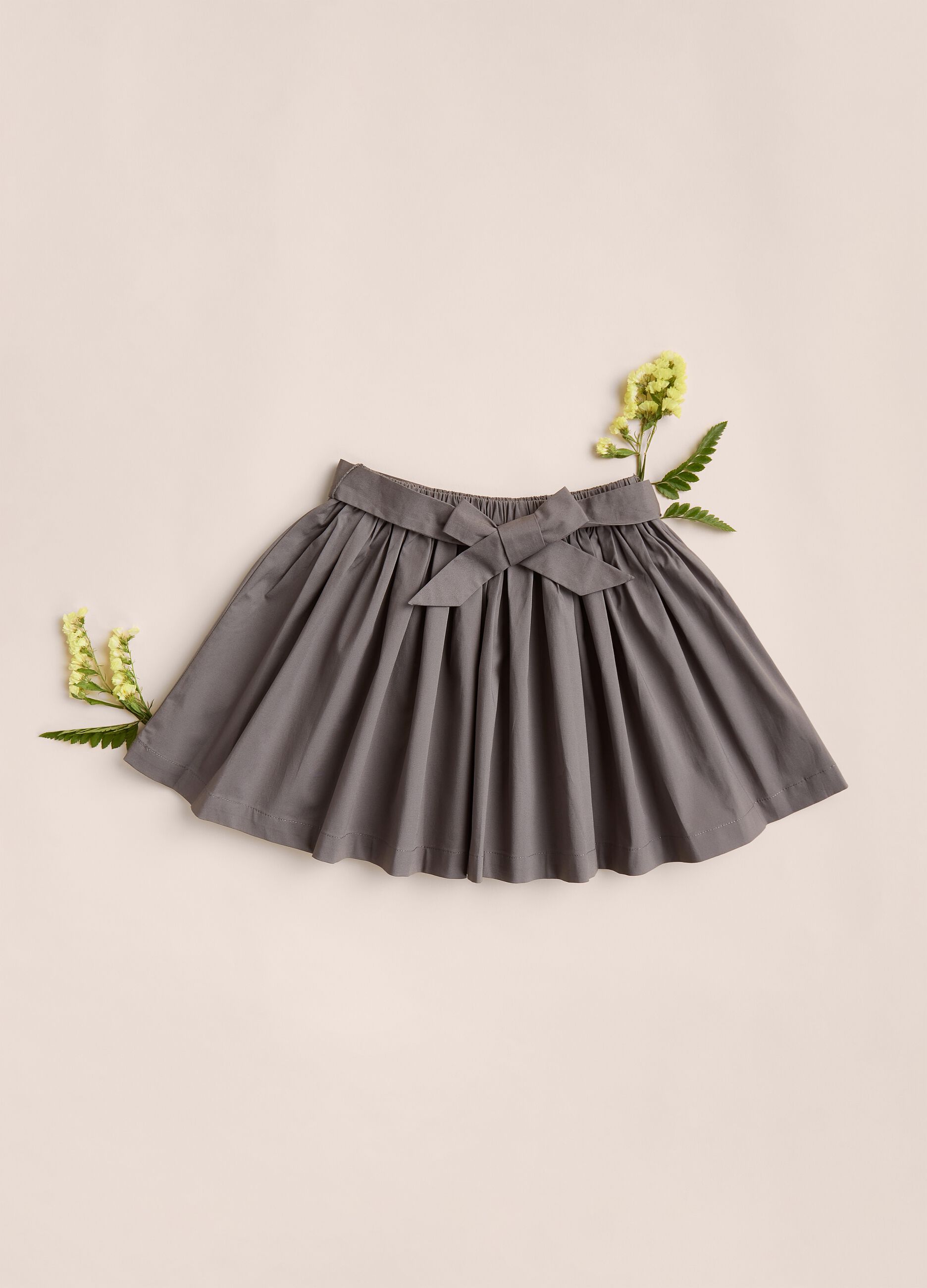 IANA stretch cotton skirt with sash