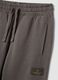 Pantaloni jogger grigi in puro cotone over fit per ragazzo_1