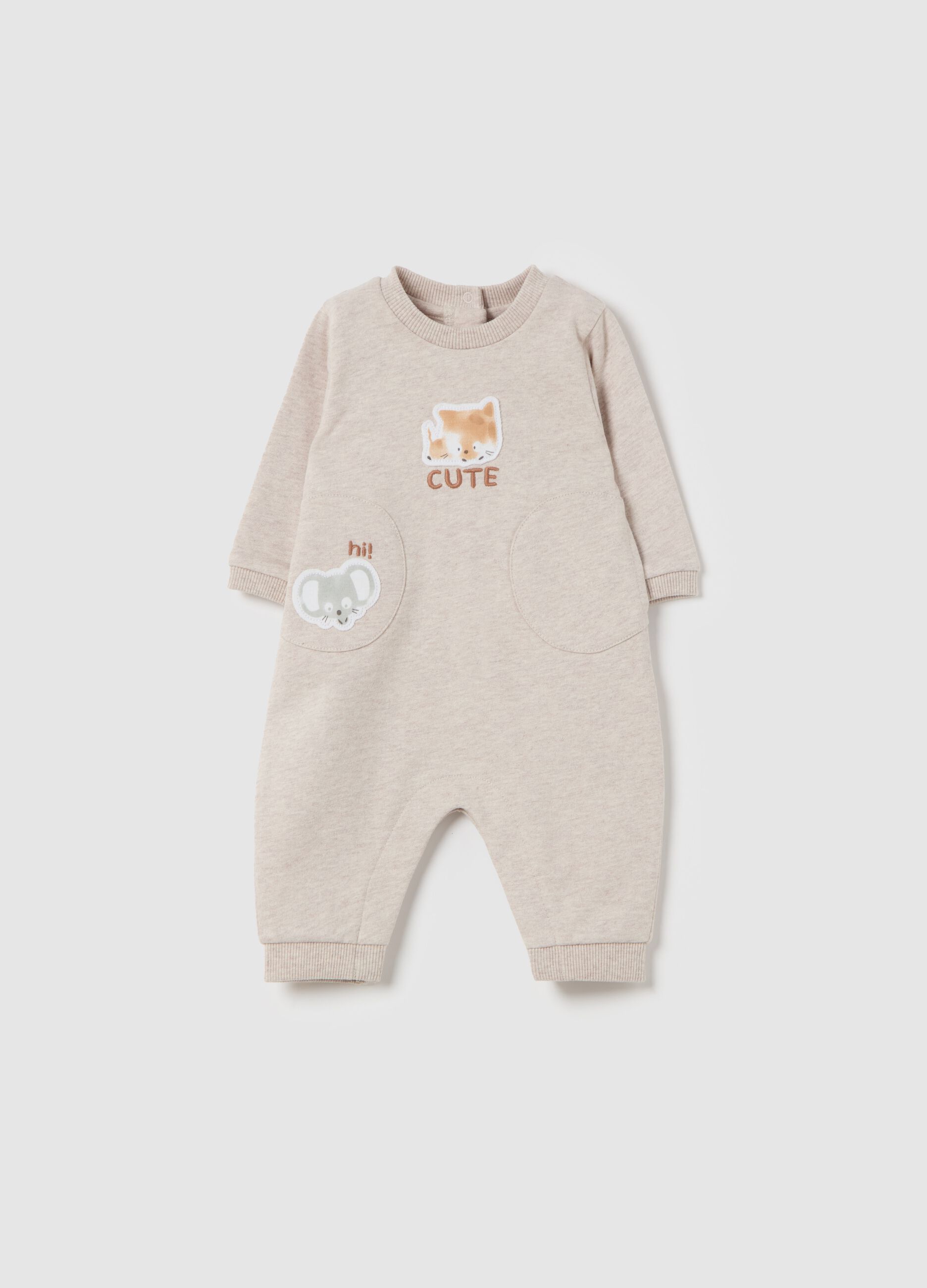 Tutine Salopette e Pagliaccetti Neonato Beige OVS