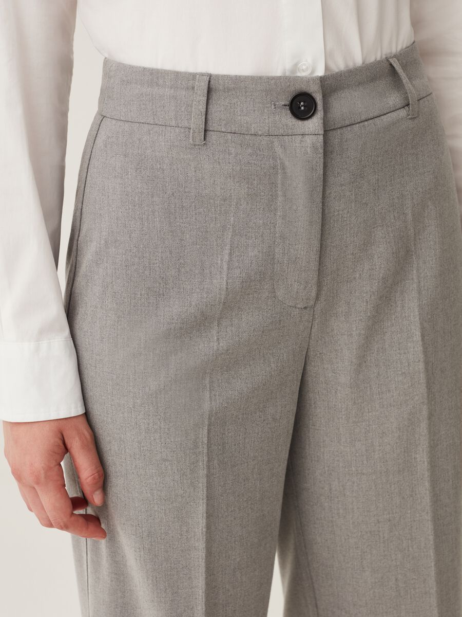 Pantaloni wide leg a vita alta_3