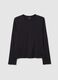 Black pure cotton T-shirt regular fit_4
