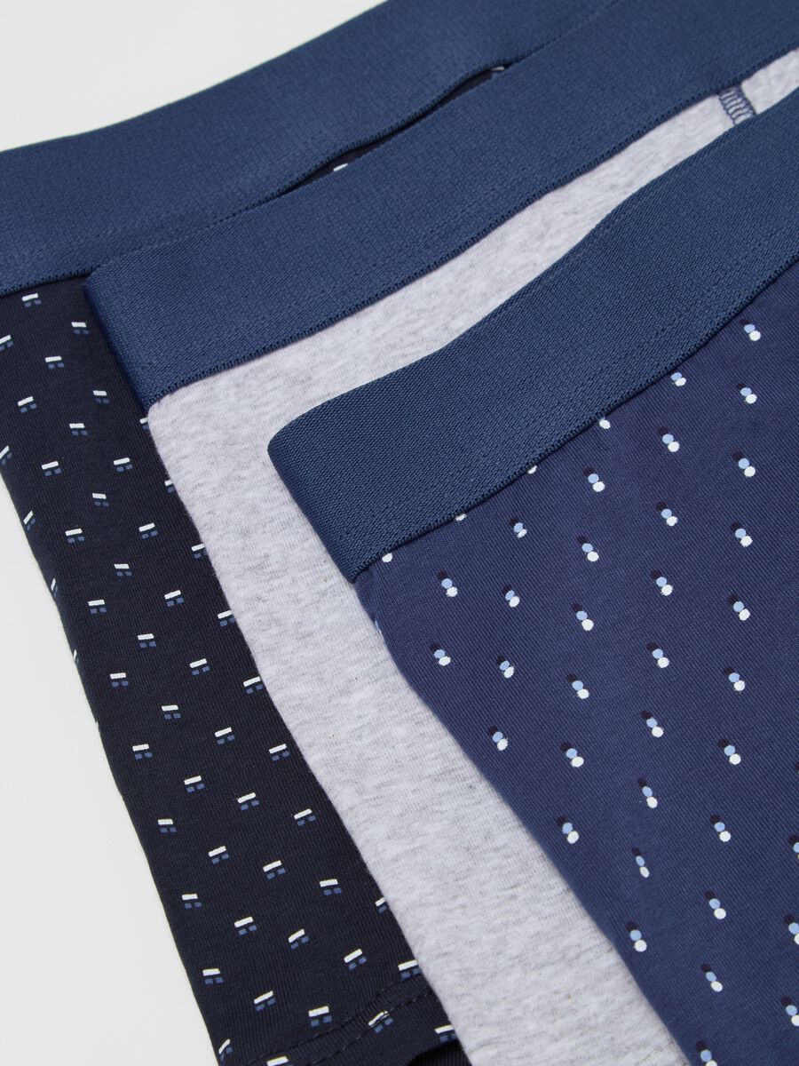 Three-pack boxer shorts with micro pattern_5