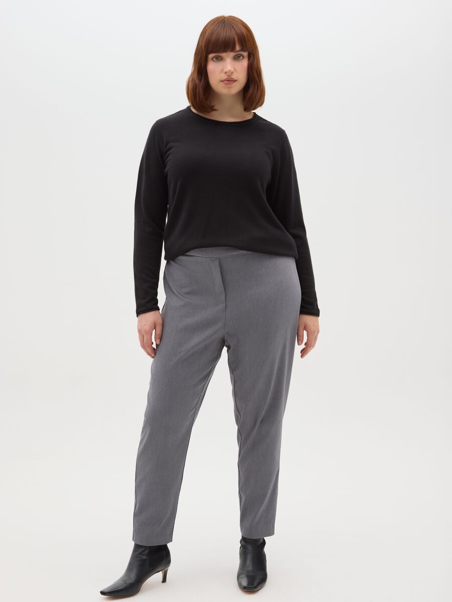 Black Acrylic Pullover_1