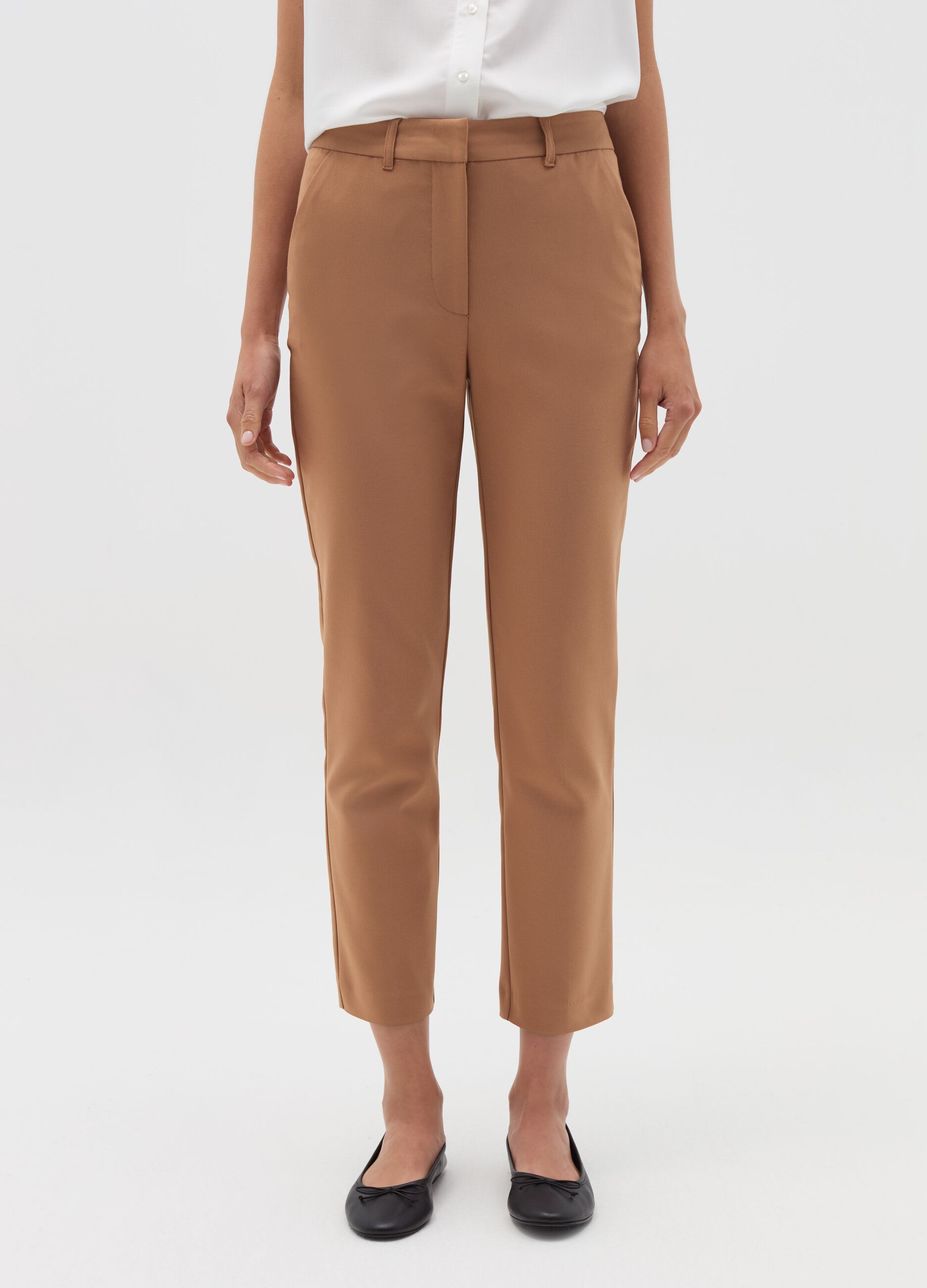 Pantaloni Donna Beige OVS