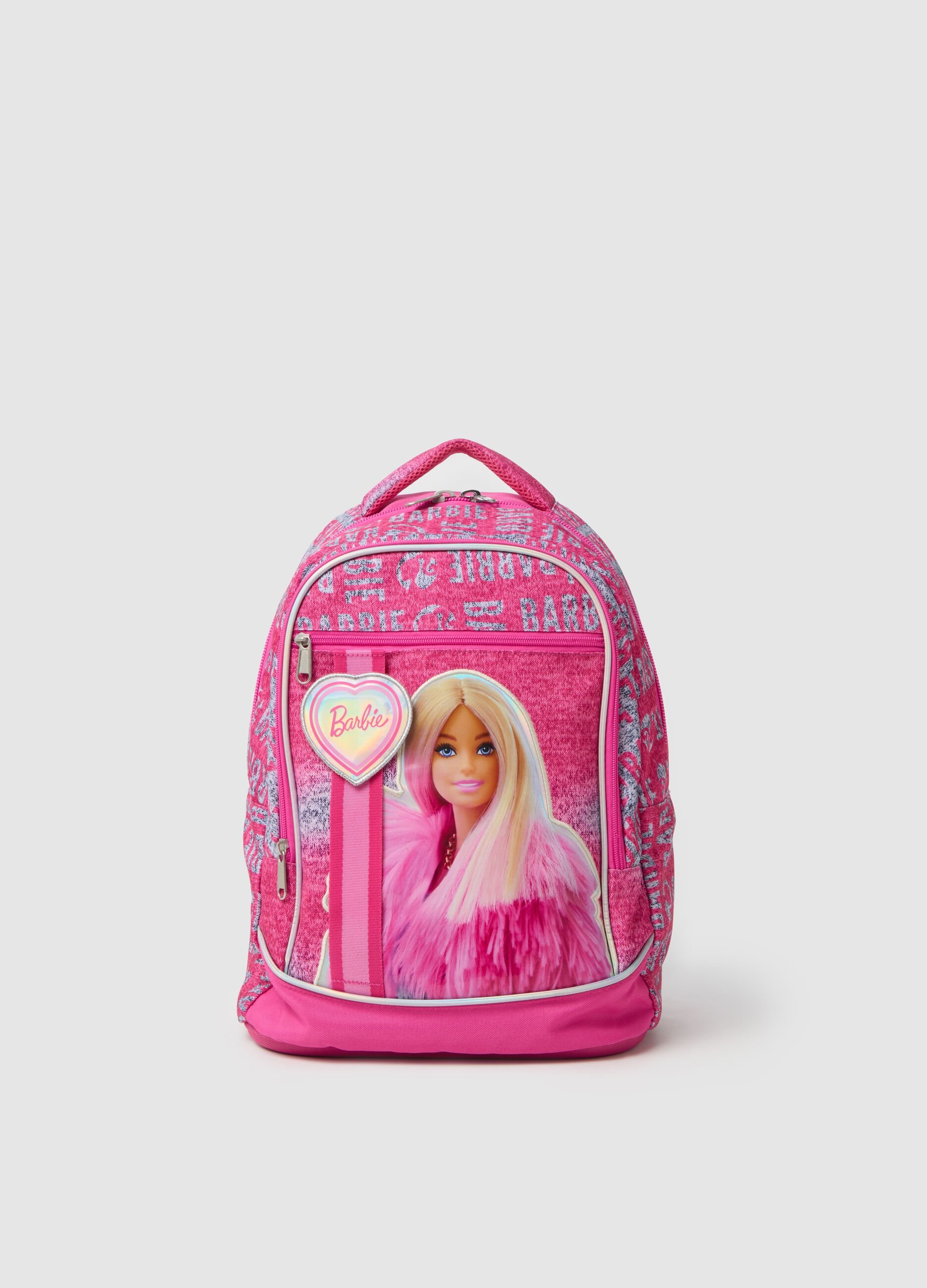 Pink Girls Backpack with Zip Closure