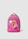 Pink Girls Backpack with Zip Closure_0