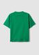 Kid's green pure cotton oversized fit t-shirt_1