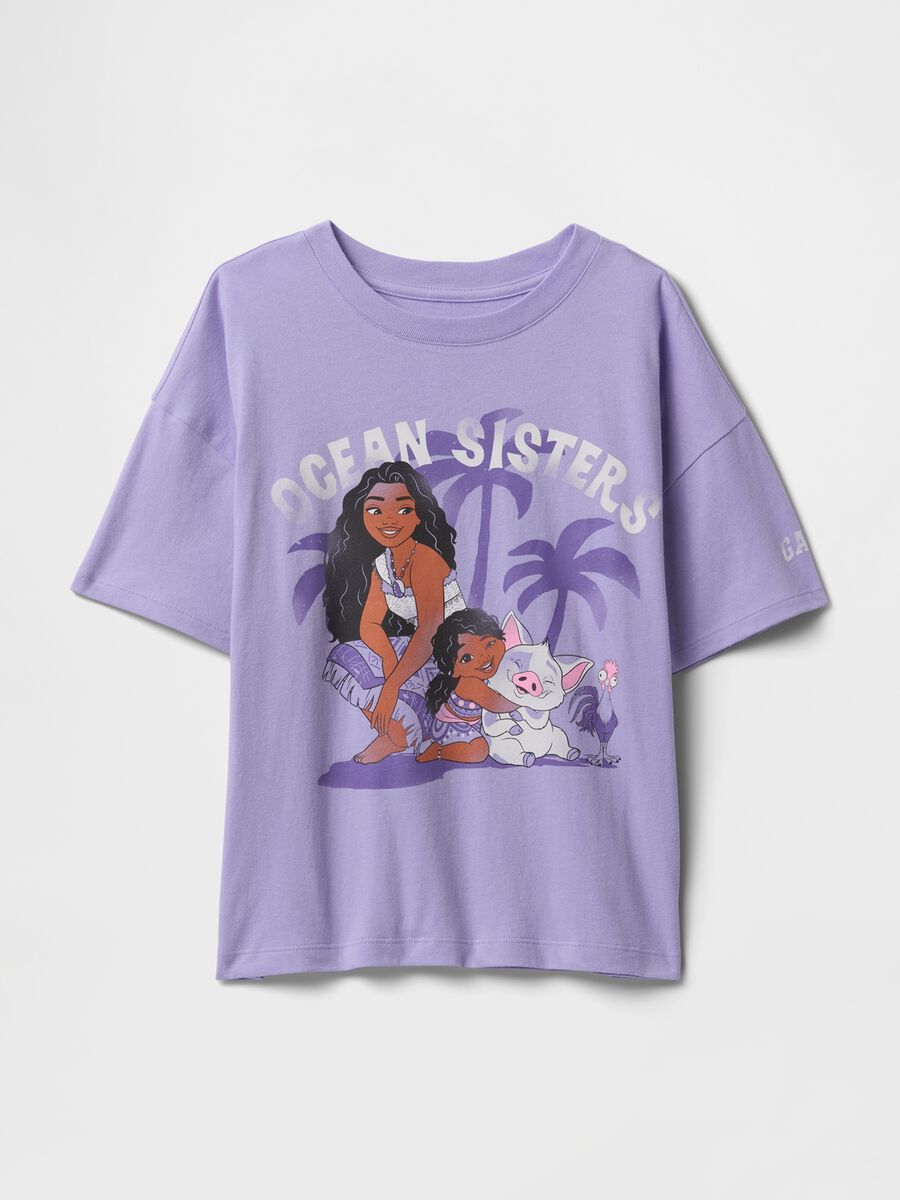 Ocean Sisters Lilac Cotton T-Shirt for Girls_2