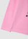 Girls' pink cotton T-shirt with regular fit and print_3