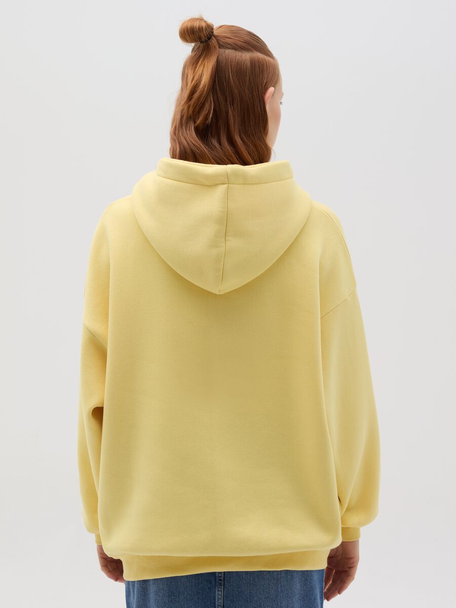 Oversized hoodie with Los Angeles Lakers print_3