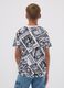 Multicolour pure cotton kids' regular fit T-shirt with prints_2