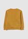 Yellow oversized pure cotton children's sweatshirt_1