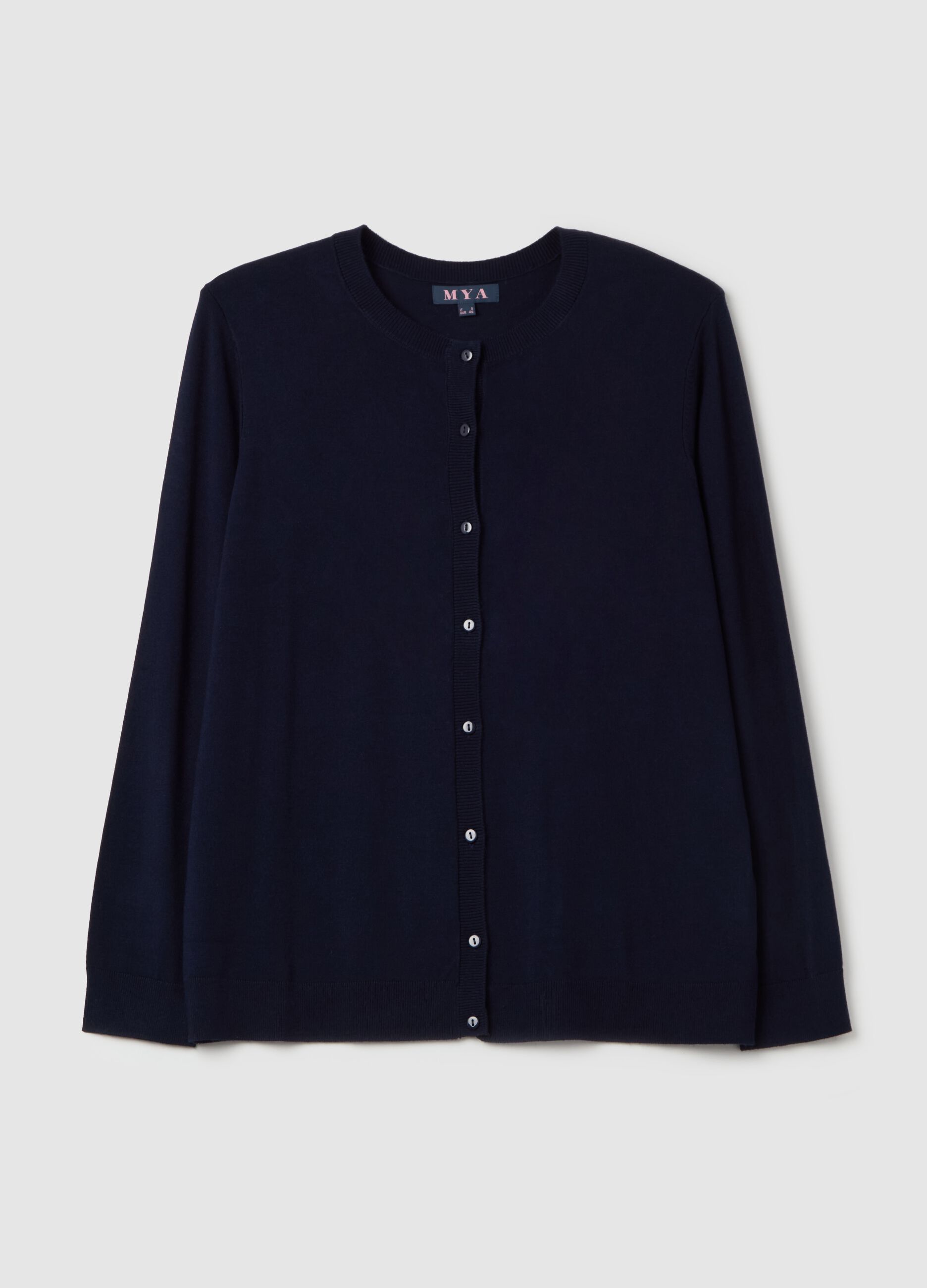 Cardigan girocollo Curvy