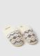 Grey slippers with woven pattern_1