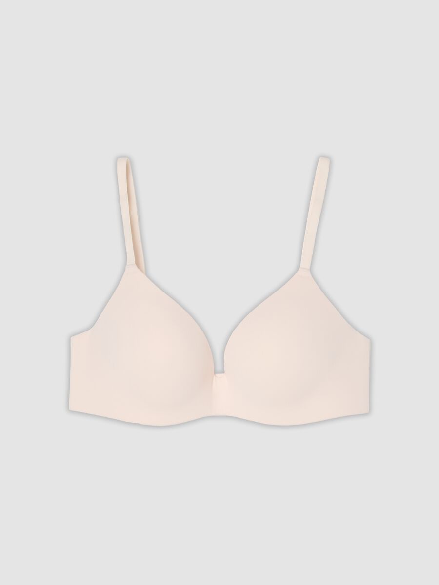 Reggiseno a triangolo rosa imbottito in tessuto elasticizzato_4