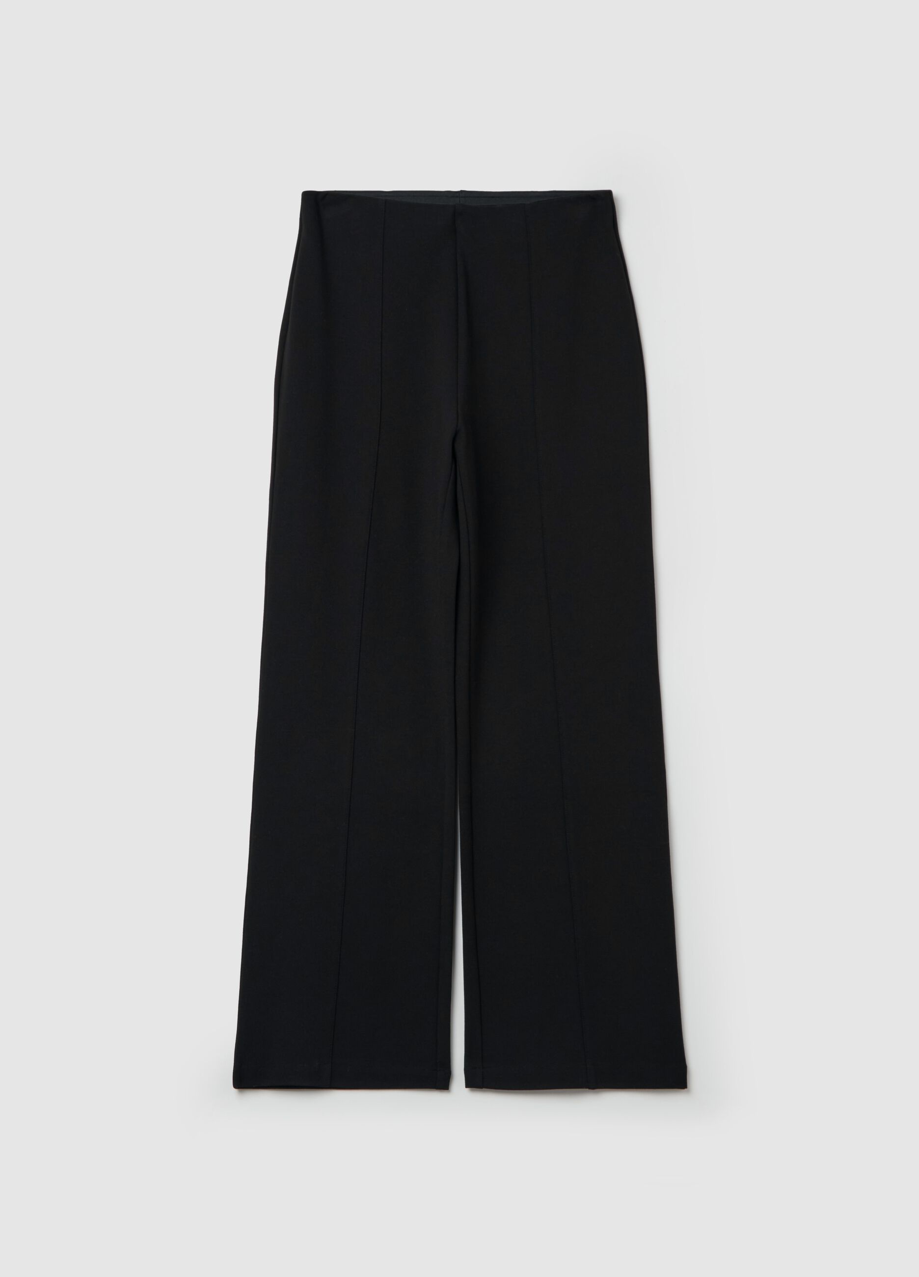 Cigarette trousers in Milano stitch