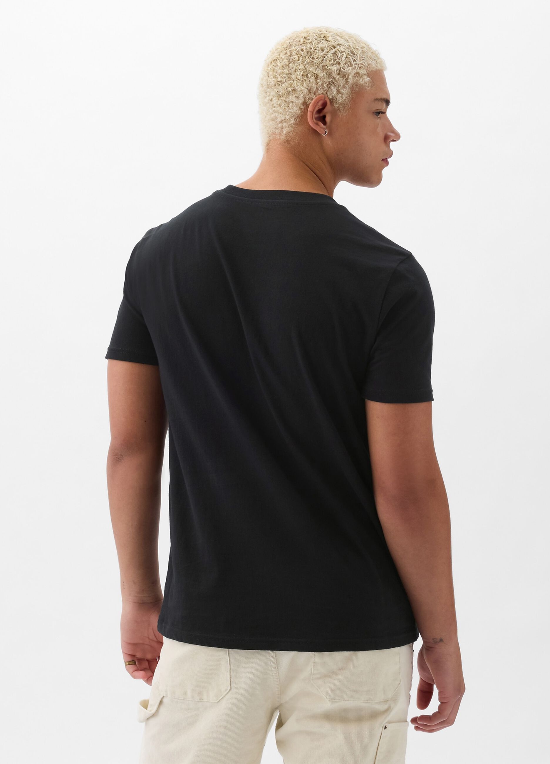 Cotton T-shirt with pocket