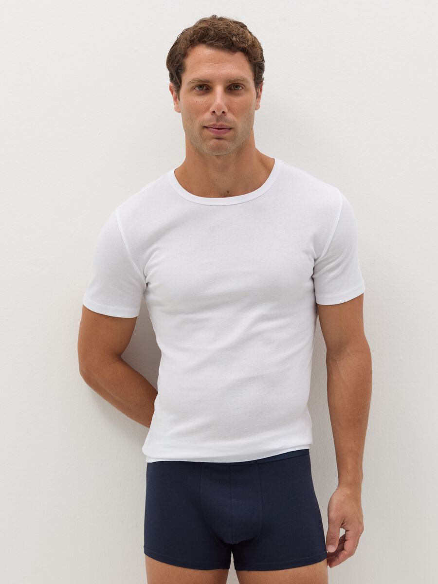 Three-pack boxer shorts in stretch organic cotton_0