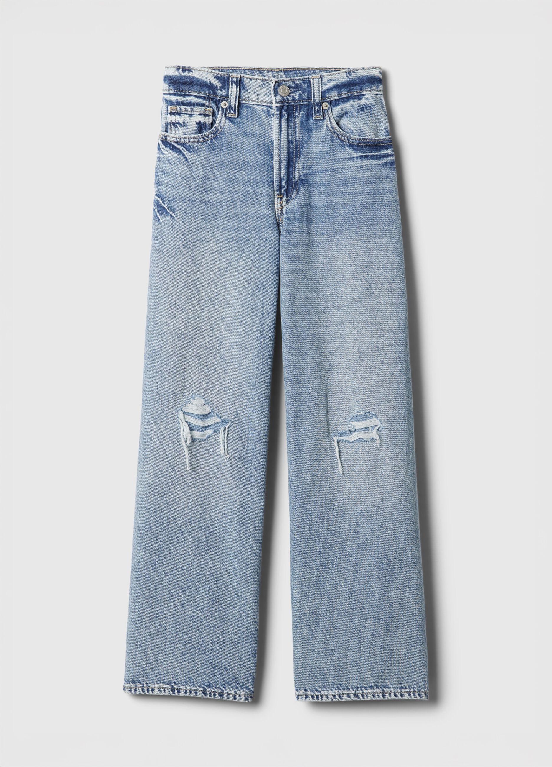 Jeans larghi in denim