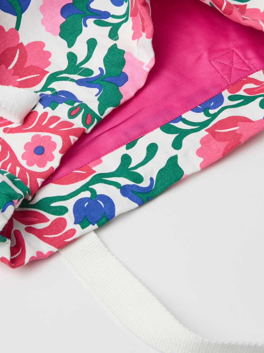 Reversible shopping bag with double handles_2