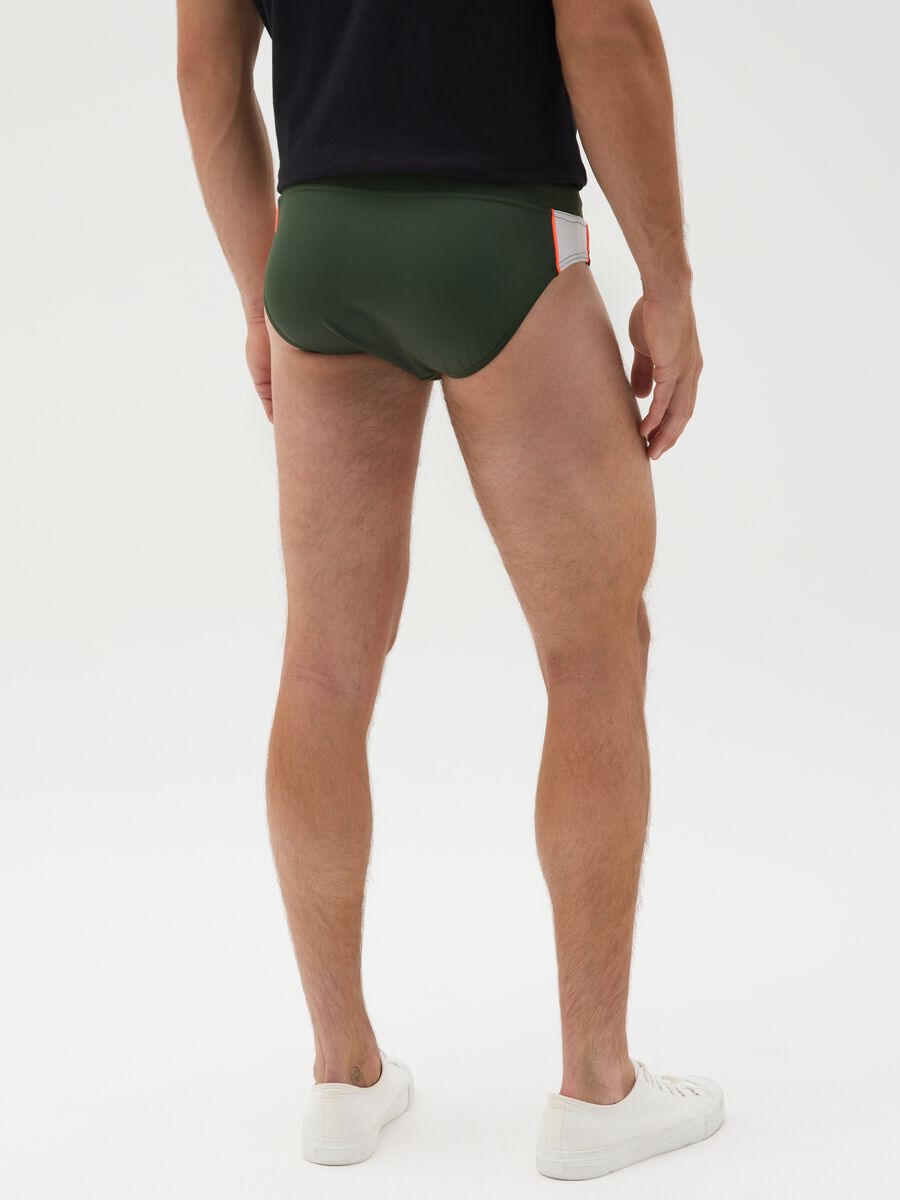 Slip da uomo in tessuto elasticizzato multicolor_3