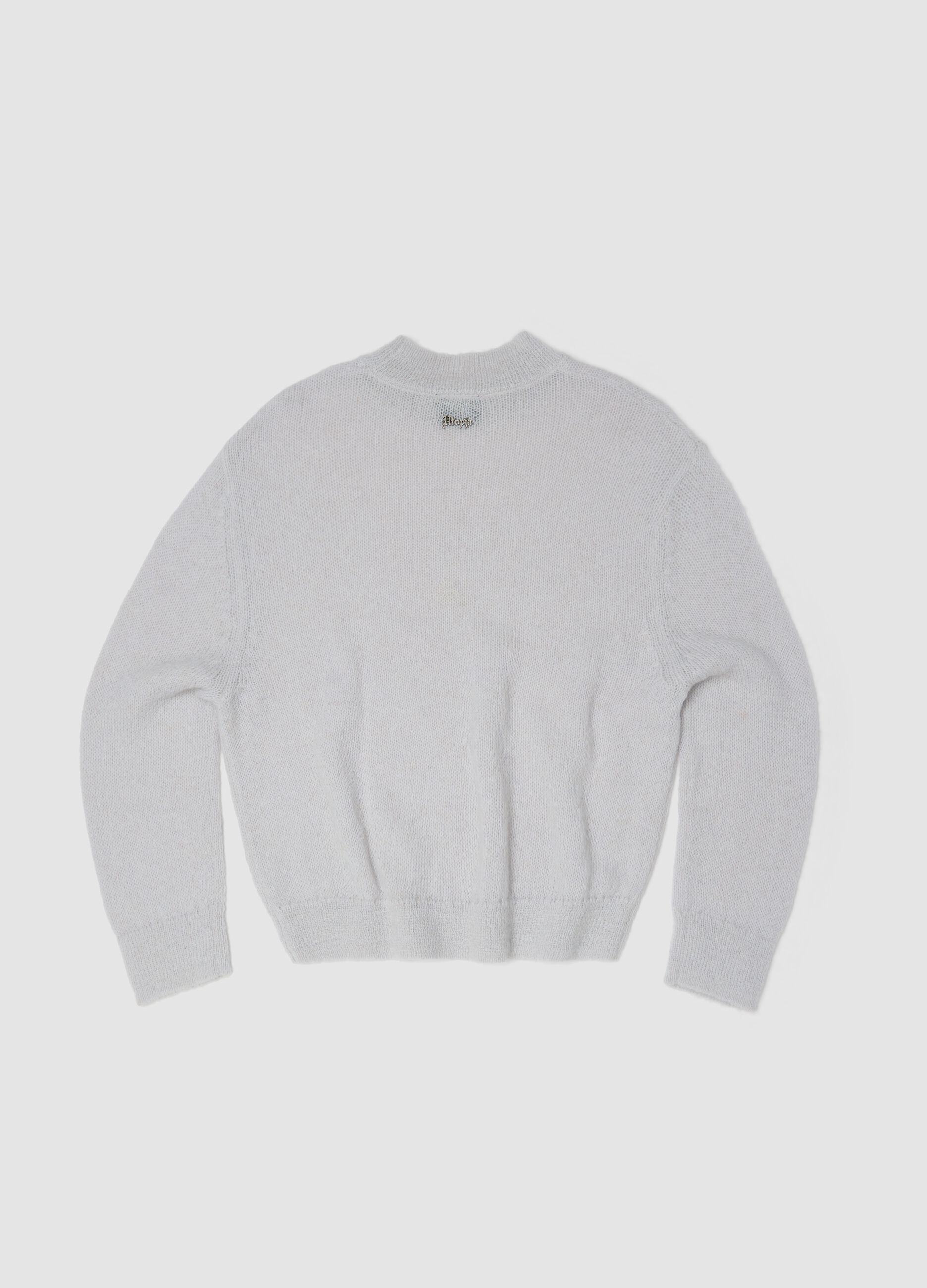 Mohair Crew Neck Light Beige
