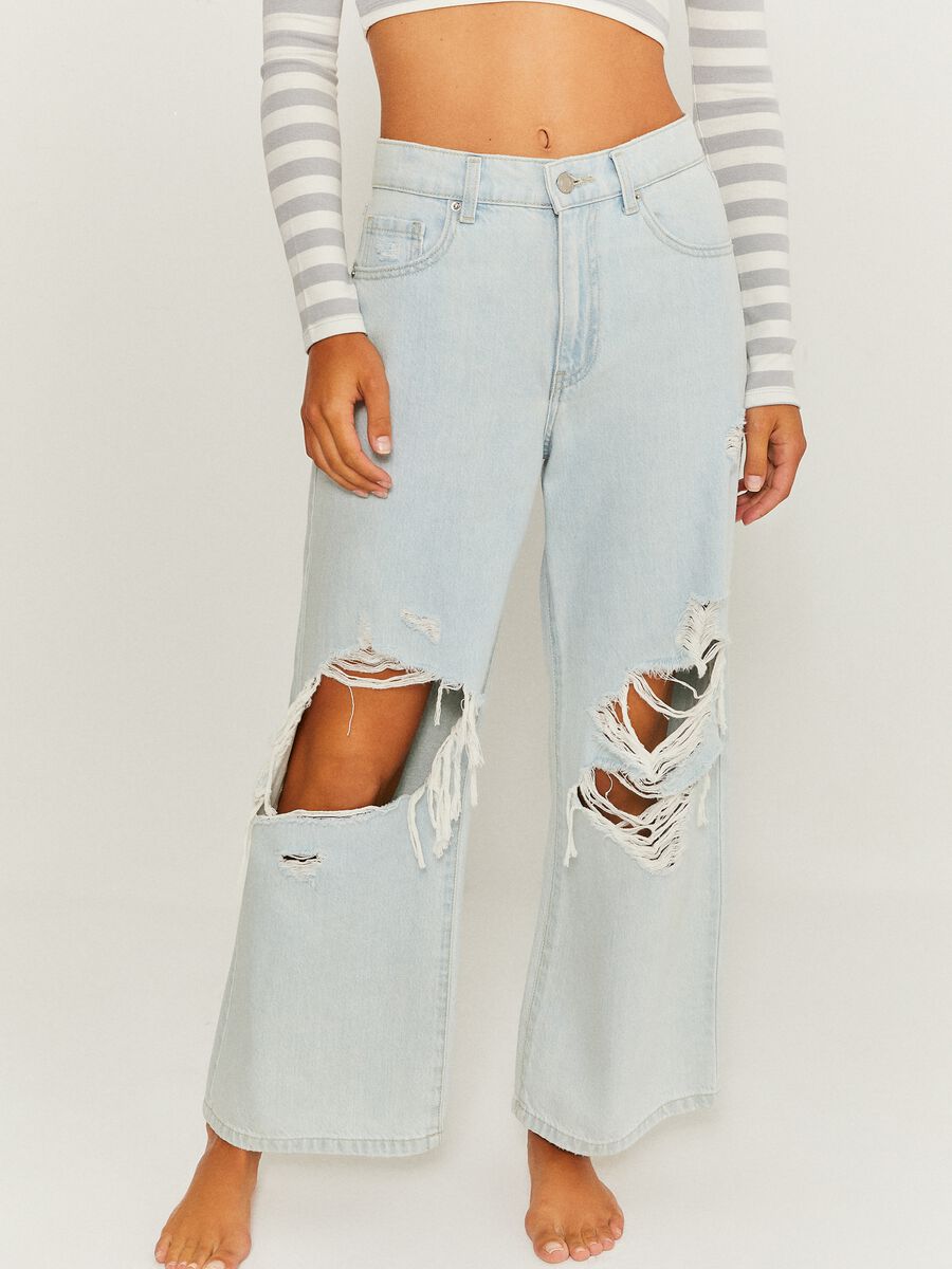 Straight-fit cropped jeans_1