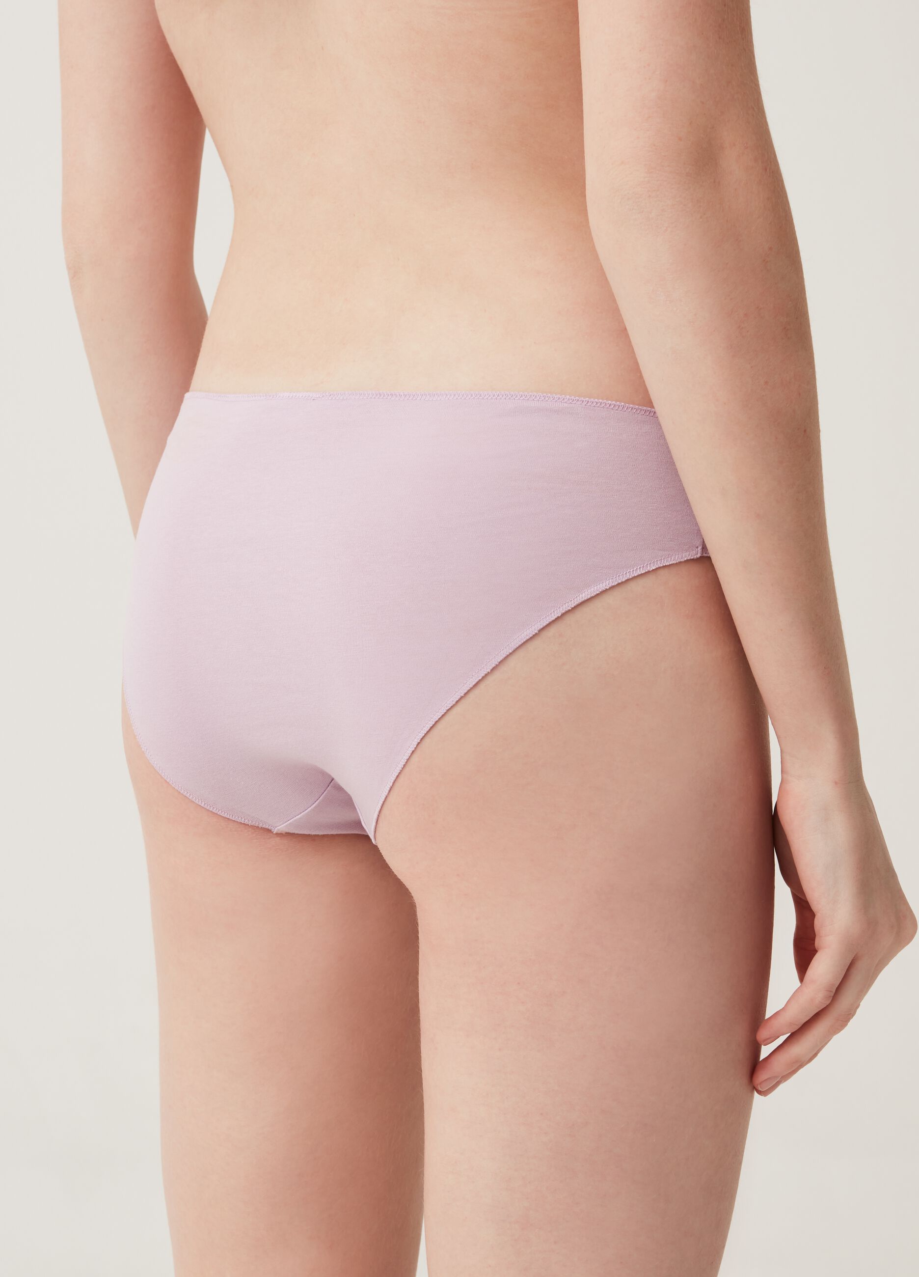 Two-pack briefs in stretch cotton