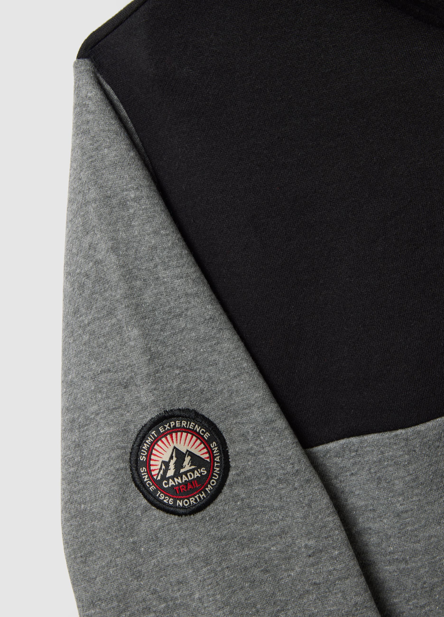 Multicoloured cotton blend regular fit sweatshirt
