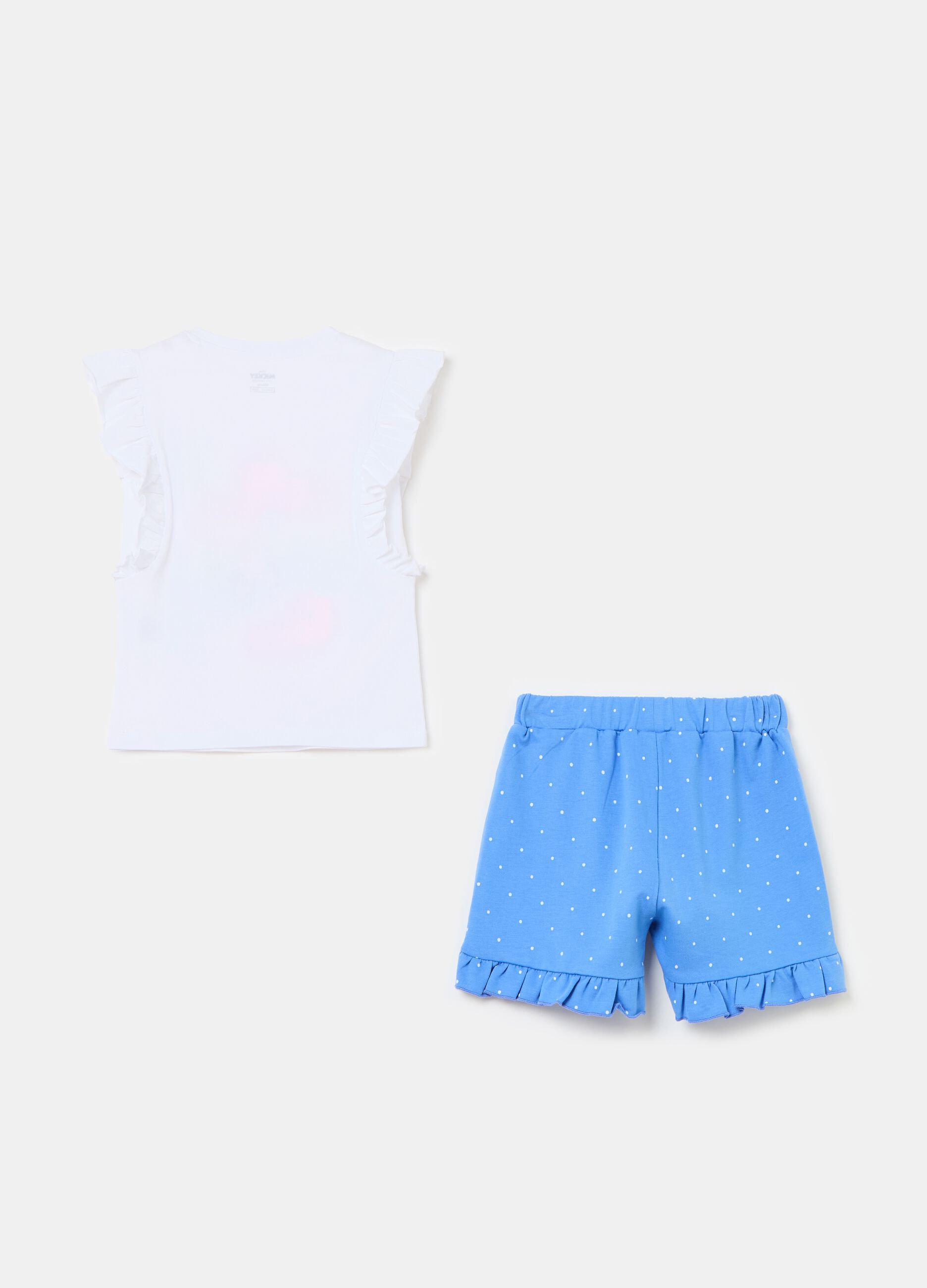 Jogging set con stampa pois e Paperina