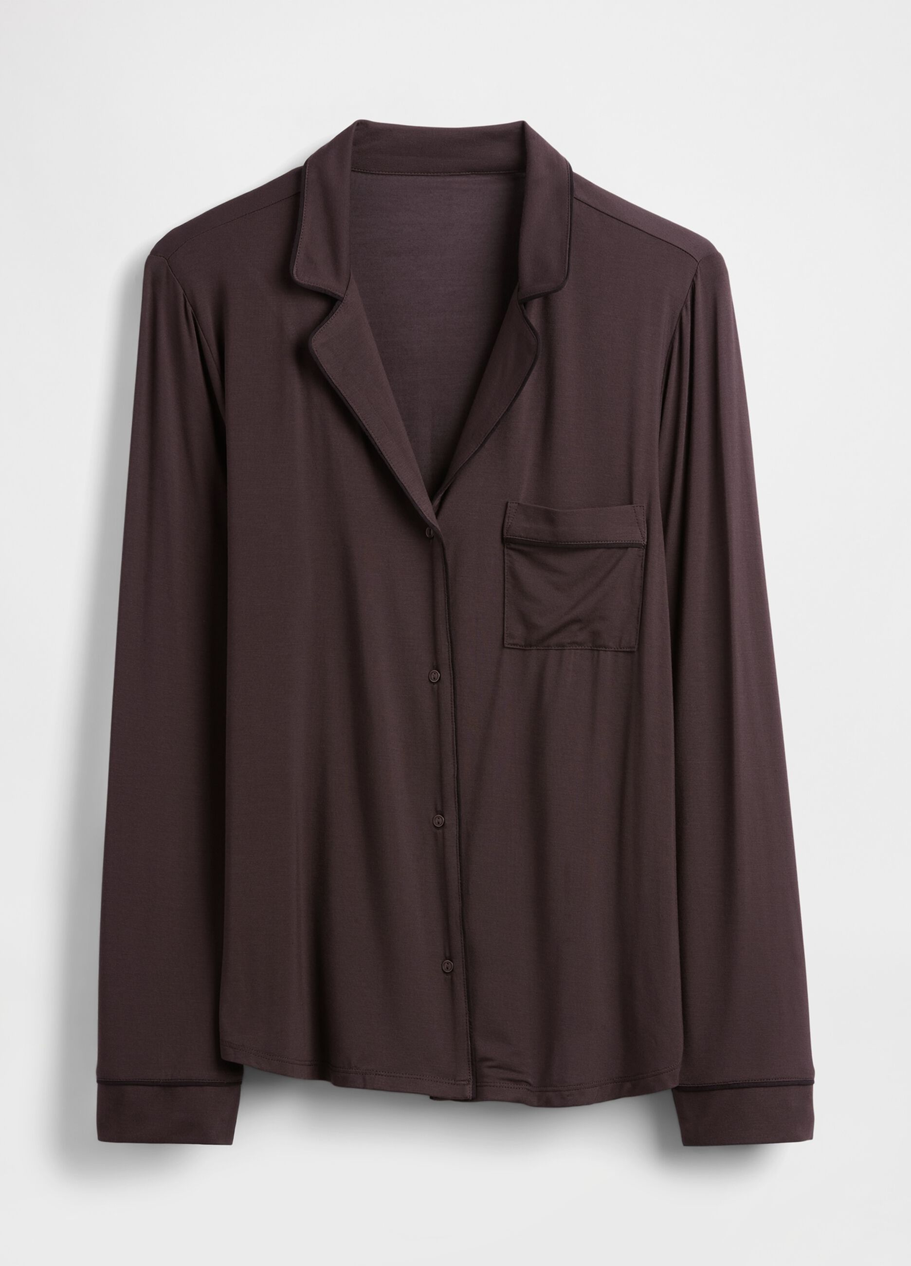 Brown stretch modal pyjamas