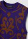 Purple and brown crew-neck wool-blend gilet_1