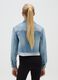 Girls' Regular Fit Denim Cropped Jacket_1