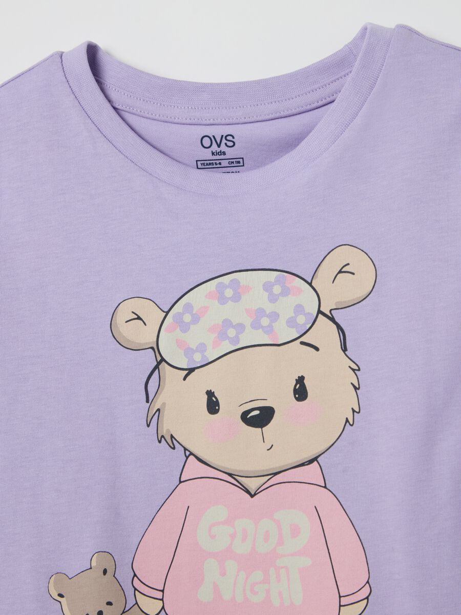 Organic cotton pyjamas with "Night with the girls" print_3