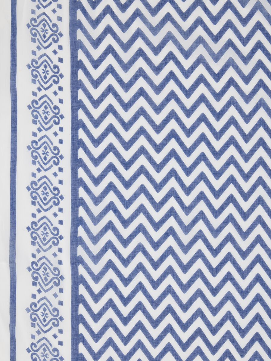 Women's multicolour pure cotton scarf_1