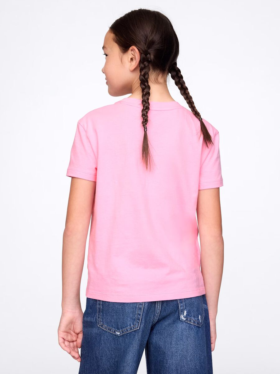 Pink cotton T-shirt_1