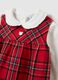 Multicoloured checked baby girl's cotton outfit, regular fit_2