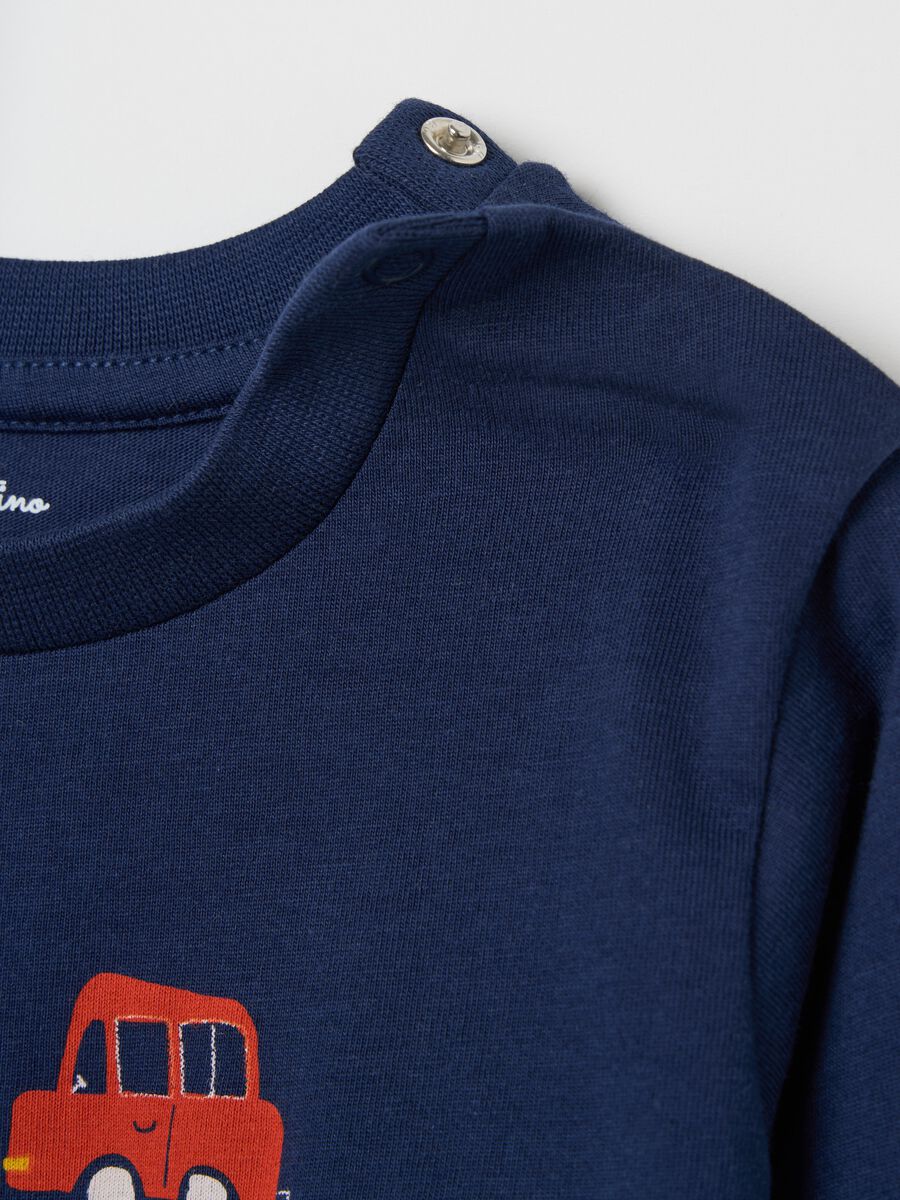 Long pyjamas with small cars print_2