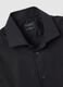 Slim fit black stretch cotton shirt_5